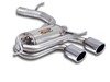 ES#3130753 - 7664KT1 - 2.75" Cat-back System - Non-Resonated - Complete stainless steel cat-back with dual 100mm tips - Supersprint - Volkswagen