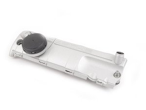 ES#1441764 - 94810723602 - Left Air/Oil Separator - Silver - Featuring Left Side Genuine Porsche Oil Separator - Genuine Porsche - Porsche