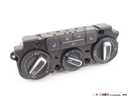 ES#3109005 - 5C0820047DAXSH - Climatic Climate Control Panel - Black/Chrome - Controls heated seat and climate functions - Genuine Volkswagen Audi - Volkswagen