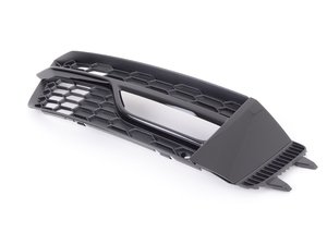 ES#2832698 - 8K0807682T01C - Competition S-Line Fog Light Grille - Satin Black - Right  - Keep your exterior looking clean - Genuine Volkswagen Audi - Audi