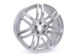 ES#2772850 - 8T0601025DB - 19" 7 double-Spoke Wheel - Priced Each - 19"x9" ET33 5x112 Silver - Genuine Volkswagen Audi - Audi