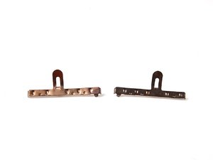 ES#3406 - 191615269A270A - Brake Pad Spring Clips - Set Of Two - Does one side, spring clips that go between pad & carrier to stop them from rattling - Genuine Volkswagen Audi - Volkswagen