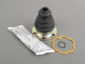 ES#2622794 - 443498201BKT - Front CV Joint Boot Kit - Priced Each - Complete boot kit with hardware and grease - Assembled By ECS - Audi