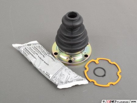 ES#2622794 - 443498201BKT - Front CV Joint Boot Kit - Priced Each - Complete boot kit with hardware and grease - Assembled By ECS - Audi