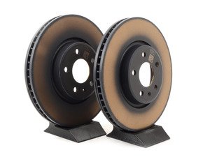 ES#2762138 - 8R0615301KT - Front Brake Rotors - Pair (320x30mm) - Restore the stopping power in your vehicle - Genuine Volkswagen Audi - Audi
