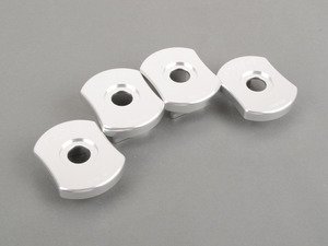 ES#3106543 - 034-601-0032 - Billet Aluminum Rear Subframe Mount Insert Kit - Maintain proper suspension geometry when cornering and reduce rear subframe movement - 034Motorsport - Audi Volkswagen