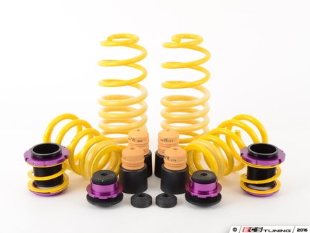 ES#2619512 - 25310075 - H.A.S. - Adjustable Coilover Spring System - Retains the use of your factory shocks while providing the ability to adjust ride ride height from 0.6" to 1.8" Front 0.6" to 1.6" Rear - KW Suspension - Audi