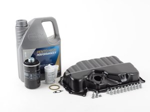 ES#2602495 - 06J103600AFKT - Oil Pan Replacement Kit - Everything required to replace your leaking pan, including the oil change - Assembled By ECS - Audi
