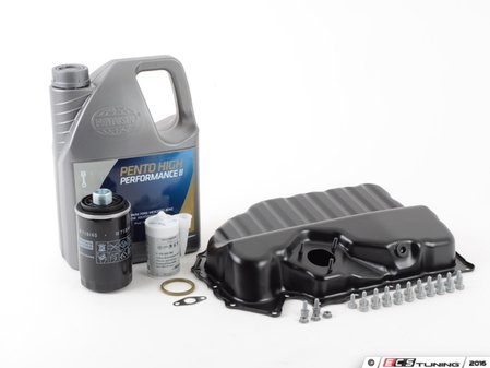 ES#2602495 - 06J103600AFKT - Oil Pan Replacement Kit - Everything required to replace your leaking pan, including the oil change - Assembled By ECS - Audi