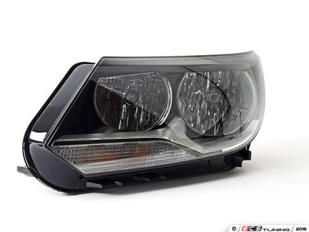 ES#2913337 - 5N0941005C - Halogen Headlight - Left  - Standard factory replacement for driver's side - Genuine Volkswagen Audi - Volkswagen