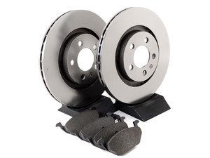 ES#2970557 - JZW698302BE - Economy Front Brake Service Kit (280x22) - Featuring genuine rotors and pads - Genuine Volkswagen Audi - Volkswagen