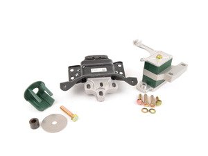 ES#3021873 - BFIMQBSTG2KIT-6 - BFI Stage 2 Engine Mount Kit Version 1 Torque Arm (Pre 9/15 Cars) - (NO LONGER AVAILABLE) - Billet engine mount with 85A durometer transmission and dogbone inserts - Black Forest Industries - 