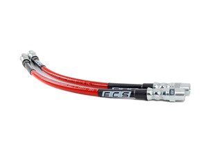 ES#2804474 - 000021ECS01A - Exact-Fit Stainless Steel Brake Lines - Front - DOT-compliant kit to improve pedal feel in your vehicle. - ECS - BMW