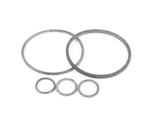 ES#277517 - 057198405B - Oil Filter Housing & Oil Separator Gasket Kit - Contains all of the gaskets found at the base of the oil separator and filter housing - Genuine Volkswagen Audi - Audi