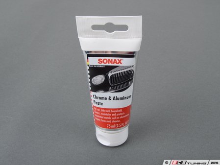 ES#3031685 - 308000 - Chrome & Aluminum Paste - 75mL - Restores chrome and aluminum to their original shine and leaves behind a protective film - SONAX - Audi BMW Volkswagen Mercedes Benz MINI Porsche