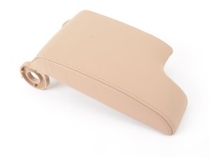 ES#86953 - 51168229236 - Front Armrest Lid - Hellbeige Montana Leather - Keep your interior looking like new. - Genuine BMW - BMW
