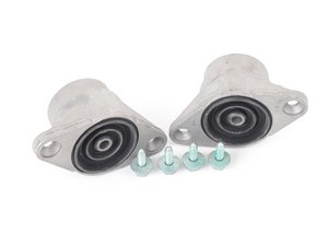 ES#2954140 - 4F0513353Dkt3 - Rear Shock Mount kit - Left and right side shock mounts, includes mounting hardware - Assembled By ECS - Audi Volkswagen