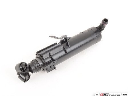 ES#2137851 - 8T0955101B - Headlight Washer Nozzle - Left - Washer jet assembly that fits in front bumper for headlight assembly - Genuine Volkswagen Audi - Audi