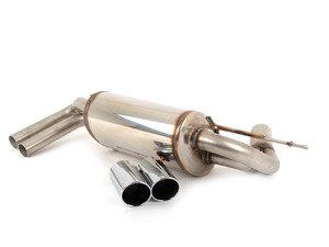 ES#3033777 - 987806 - Supersprint Sport Muffler (Twin Pipe Single Exit) - A low exhaust note with a free flow design - Supersprint - BMW