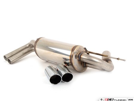 ES#3033777 - 987806 - Supersprint Sport Muffler (Twin Pipe Single Exit) - A low exhaust note with a free flow design - Supersprint - BMW