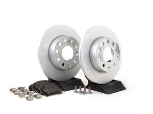 ES#2970561 - JZW698601AB - Economy Rear Brake Service Kit (260x12) - Featuring Genuine pads and rotors - Genuine Volkswagen Audi - Volkswagen
