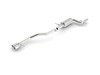 ES#2918683 - 140472 - Stainless Steel Cat-back Exhaust  - 2.5" stainless steel with dual 3.14" oval-rolled, angle-cut tips - Borla - Volkswagen