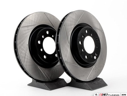 ES#3025769 - TMS1391 - Gas-Slotted Brake Rotors - Front  - (NO LONGER AVAILABLE) - This design removes performance robbing outgas and material dust caused by braking - StopTech - BMW