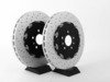 ES#3525124 - 8e0615601abKT5 -  Front Brake Service Kit - Featuring Brembo rotors and ECS DD23 "Daily Driver" ceramic pads. - Assembled By ECS - Audi
