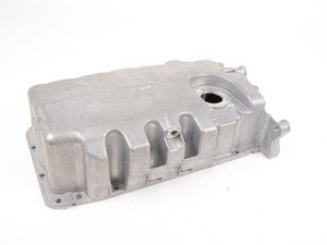 ES#1039092 - 06A103603H - Oil Pan - with oil sensor opening - Includes oil drain plug - Genuine Volkswagen Audi - Volkswagen