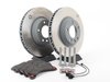ES#2602446 - 95535140151FOKT1 - Front Brake Service Kit - Featuring Sebro rotors and Textar brake pads - Assembled By ECS - Porsche