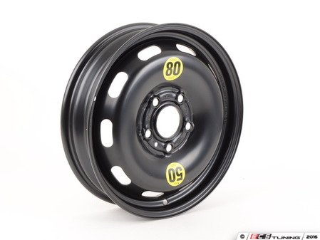 ES#2781985 - 36116851506 - Emergency Steel Wheel - Spare - 15 x 3 1/2 ET:28 , Rim only for 115/70/15 tire size. - Genuine MINI - MINI