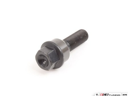 ES#2731311 - 1455206SW - 52mm Porsche Seat Black Wheel Bolt - Priced Each - Replacement wheel bolts for your Porsche - 52mm shaft (37mm length under seat) - H&R - Porsche