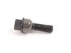 ES#2731311 - 1455206SW - 52mm Porsche Seat Black Wheel Bolt - Priced Each - Replacement wheel bolts for your Porsche - 52mm shaft (37mm length under seat) - H&R - Porsche