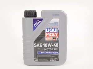 ES#2973191 - 2042 - MoS2 Anti Friction Motor Oil (10w-40) - 1 Liter - Featuring high zinc content due to MoS2 additive for incredible protection - Liqui-Moly - BMW