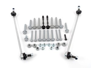ES#2776753 - 1K0411303KT2 - Front Sway Bar Installation Kit - With heavy duty front sway bar end links - All of the necessary one-time use hardware for front sway bar installation - Assembled By ECS - Volkswagen