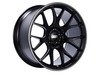 ES#3137686 - CH126BPOKT - 19" BBS CH-R Wheels - Set Of Four  - 19x8.5 ET32 5x112 57.1CB - Satin Black with Polished Rim Protector - BBS - Audi Volkswagen