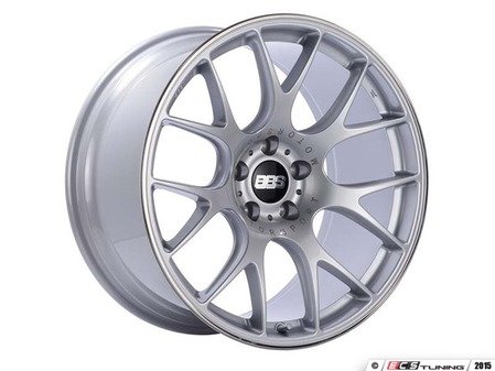 ES#3137838 - CH146SPOKT - 18" BBS CH-R Wheels - Set Of Four  - 18x8.5 ET38 5x112 57.1CB - Brilliant Silver with Polished Rim Protector - BBS - Audi Volkswagen