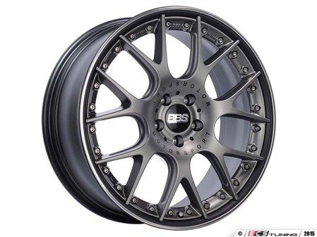 ES#3450332 - CH652PBPOkt - 20" BBS CH-RII Wheels - Set Of Four  - 20x9 ET30 5x112 66.6CB - Satin Platinum Center / Black Lip with Stainless Steel Rim Protector - BBS - Audi BMW Mercedes Benz