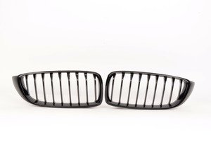 ES#3038655 - 51712336813-814 - M Peformance Gloss Black Center Grills - F32 428i, 435i 2013+ - (NO LONGER AVAILABLE) - Genuine BMW M Performance - 