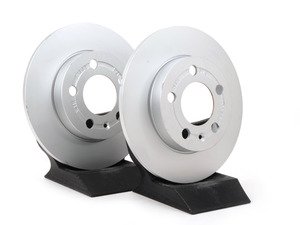 ES#1306641 - 1J0615601DKT2 - Rear Brake Rotor - Pair (239x9) - Restore the stopping power in your vehicle. - Genuine Volkswagen Audi - Audi