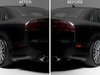 ES#3111614 - 018596ECS01 - Rear Bumper Reflector Film set - Gunsmoke - Pre-cut Lamin-X film to cover both reflectors on the rear bumper cover - ECS - Audi