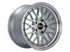 ES#3138106 - LM128DSPKKT - 18" LM - Set Of Four  - (NO LONGER AVAILABLE) - 18"x9.5" ET35 5x112 - Diamond Silver Center with Diamond Cut Lip - BBS - 