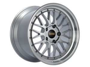 ES#3138106 - LM128DSPKKT - 18" LM - Set Of Four  - (NO LONGER AVAILABLE) - 18"x9.5" ET35 5x112 - Diamond Silver Center with Diamond Cut Lip - BBS - 