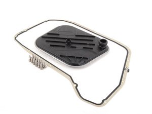 ES#2955518 - 0BK398009A - Automatic Transmission Filter Kit - Includes a new filter & transmission pan gasket with securing hardware - Genuine Volkswagen Audi - Audi
