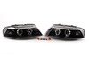 ES#3021501 - LHPPAS01JMTM - LED Angel Eye Projector Headlight Set - Black - Improve lighting quality & performance of your B5.5 Passat with European headlight housings - Spec-D Tuning - Volkswagen