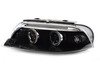 ES#3021501 - LHPPAS01JMTM - LED Angel Eye Projector Headlight Set - Black - Improve lighting quality & performance of your B5.5 Passat with European headlight housings - Spec-D Tuning - Volkswagen