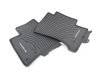 ES#3129824 - 958044801551E0 - All Season Rubber Floor Mats - Black - Set of four floor mats for left-hand drive vehicles - Genuine Porsche - Porsche