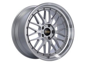 ES#4759162 - LM411DSPKKT1 - 19" BBS LM Wheels - Set Of Four - 19x8 ET40 5x120 72.6CB - Diamond Silver Center with Diamond Cut Lip - BBS - BMW