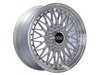 ES#3138631 - RS539HSPKKT - 19" Super RS - Set Of Four  - (NO LONGER AVAILABLE) - 19"x8.5" ET48 5x112 - Silver Center with Diamond Cut Lip - BBS - 