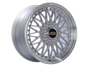 ES#3138631 - RS539HSPKKT - 19" Super RS - Set Of Four  - (NO LONGER AVAILABLE) - 19"x8.5" ET48 5x112 - Silver Center with Diamond Cut Lip - BBS - 